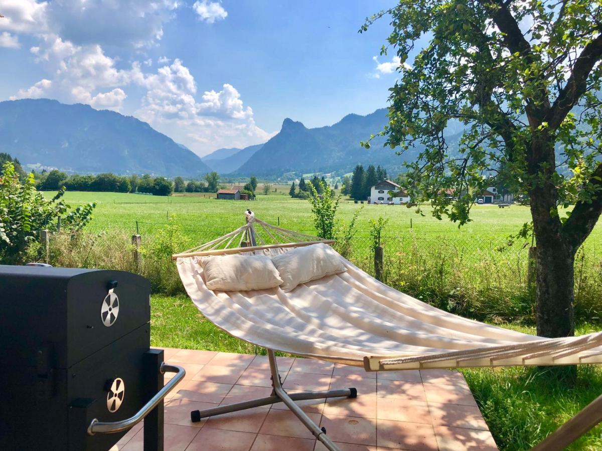 Ferienhaus Veronika Mit 2000Qm Garten Und Bergblick Unterammergau Exterior photo